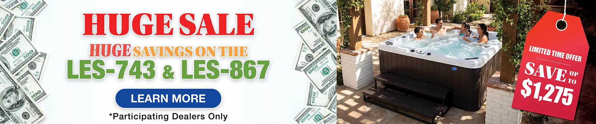 Calspas hot tub being used in a family setting - Roswell